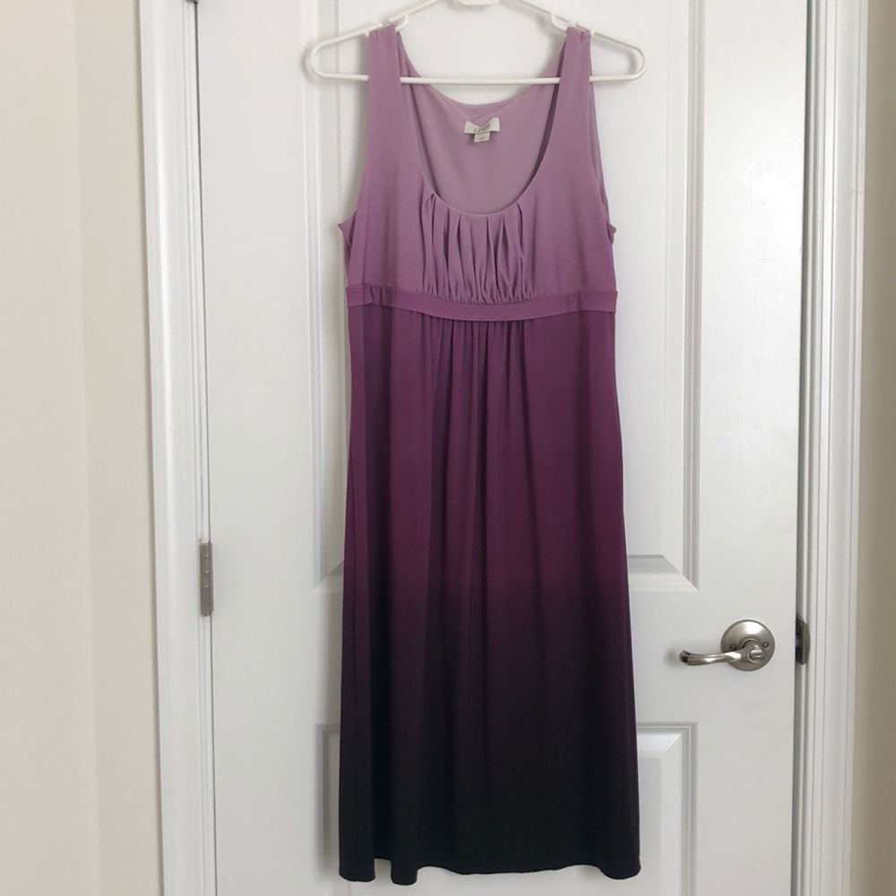 Purple gradient dress